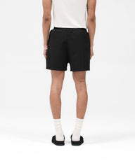 Seersucker Smart Swim Short - Black