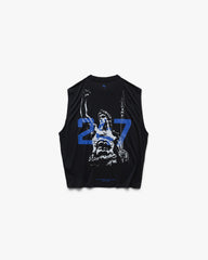 247 Stockholm Oversized Tank - Jet Black