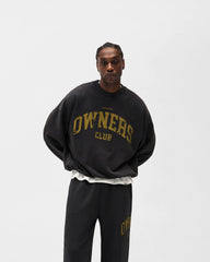 Represent Owners Club Sweater - Faded Black