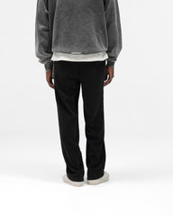 Ribbed Hybrid Pant - Washed Black