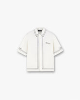 Border Shirt - Whisper White