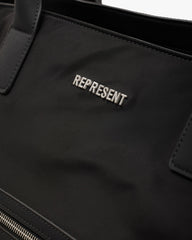 Oversized Nylon Carry Bag - Black