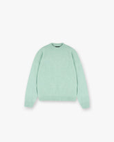 Marled Knit Jumper - Matcha