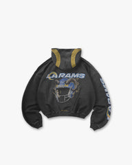 Los Angeles Rams x Represent Hoodie - Stained Black