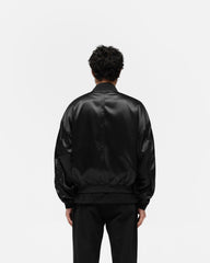Satin Bomber - Black