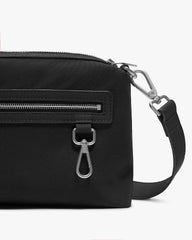 Nylon Messenger Bag - Black