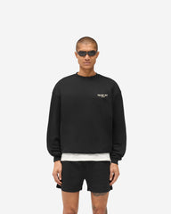 Team 247 Oversized Crew - Jet Black