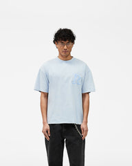 Western Initial T-Shirt - Mountain Blue