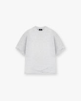 Initial Boxy T-Shirt - Ice Grey Marl