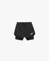 247 Hybrid 2-In-1 Short - Jet Black