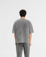 Initial Boxy T-Shirt - Vintage Grey