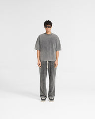 Initial Boxy T-Shirt - Vintage Grey