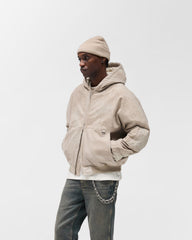 Hooded Bomber - Beige