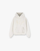 Rep Applique Hoodie - Cream Marl