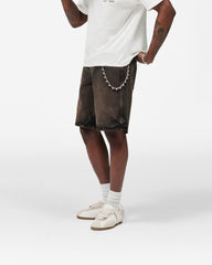 Denim Short - Bark