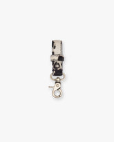 Cowhide Belt Loop - Flat White Jet Black