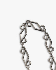 Initial Chain Necklace - Silver
