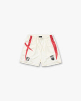 Spike Football Shorts - Flat White