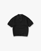 Beverly Knit Polo - Jet Black