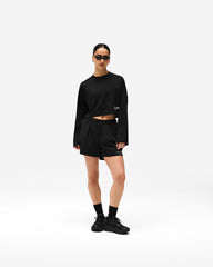 247 DNA Cropped Training T-Shirt - Black
