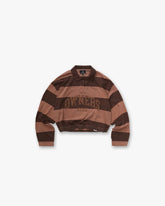 Represent Owners Club Stripe Rugby Polo - Sienna