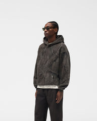 Initial Overdye Realtree® Oversized Hoodie - Overdyed Black