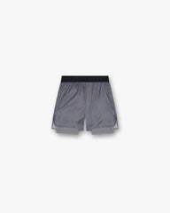 247 Contour 2-In-1 Run Shorts - Titanium