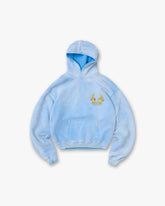 Represent X Belstaff Born To Bike Hoodie - Mid Blue