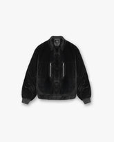 Bordeaux Brushed Jacket - Black