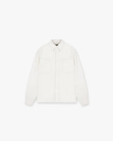 Initial Shirt - Flat White