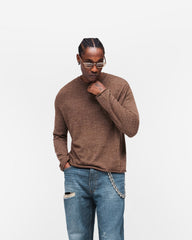 GH Knitted Long Sleeve Top - Espresso