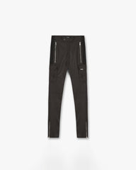 Leather Military Pant - Brown