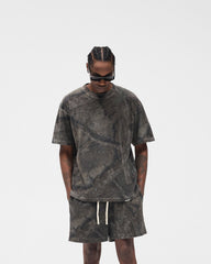 Initial Overdye Realtree® Oversized T-Shirt - Overdyed Black