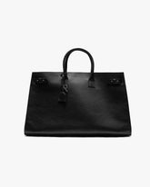 HTN XL Leather Bag - Black
