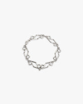 Initial Chain Bracelet - Silver