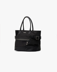 Oversized Nylon Carry Bag - Black