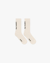 Represent Logo Socks - Antique White