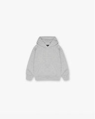 Mini Rep Applique Hoodie - Grey Marl