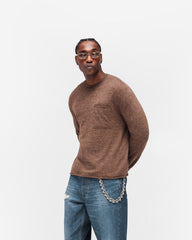 GH Knitted Long Sleeve Top - Espresso