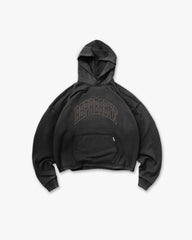Represent Embellished Hoodie - Stained Black