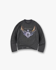 Reversible Living Legacy Tour Long Sleeve T-Shirt - Sun Fade Grey