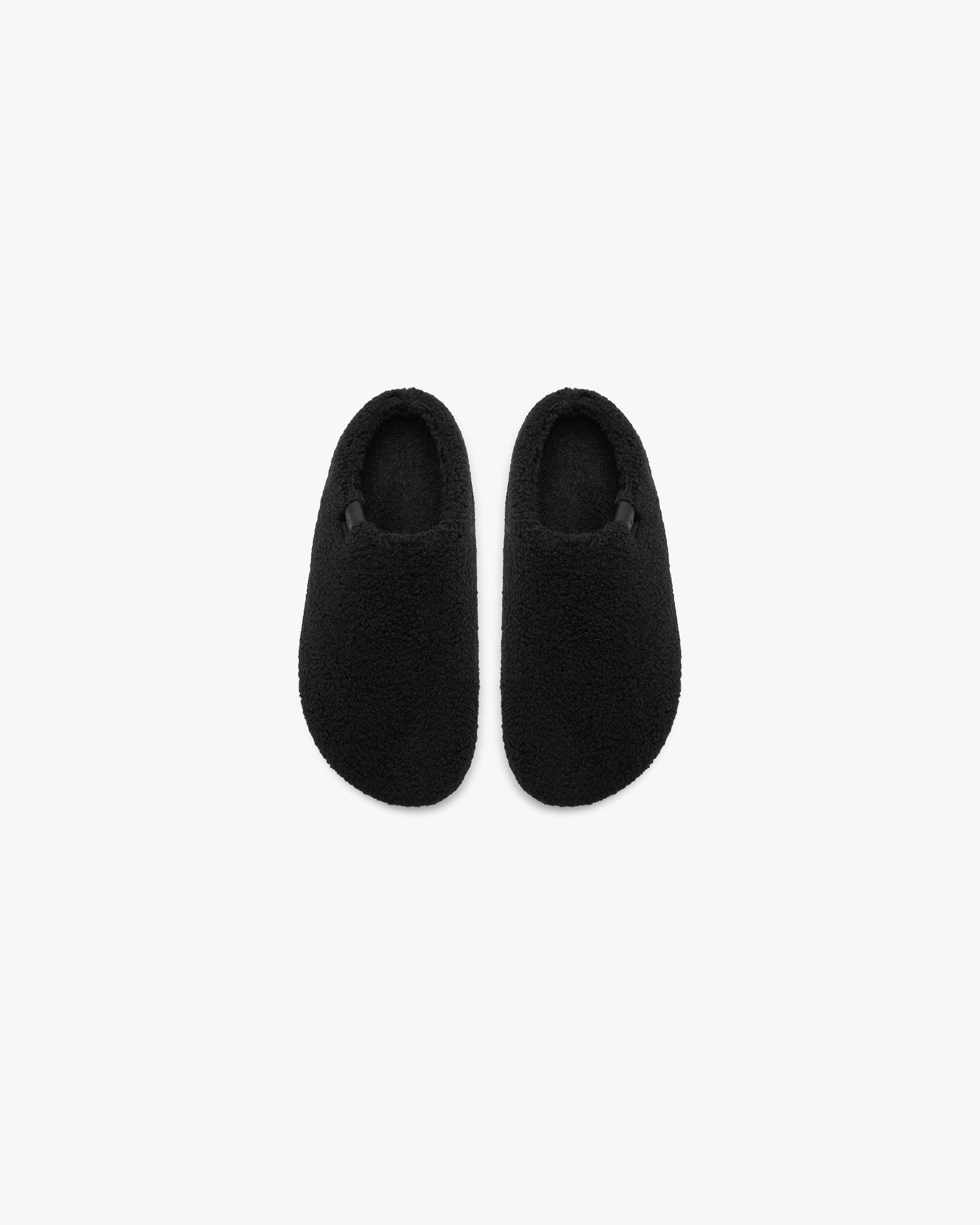Fluffy Mule - Black