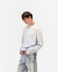 USA Long Sleeve T-Shirt - Washed Blue