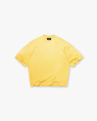 Initial Boxy T-Shirt - Canary Yellow