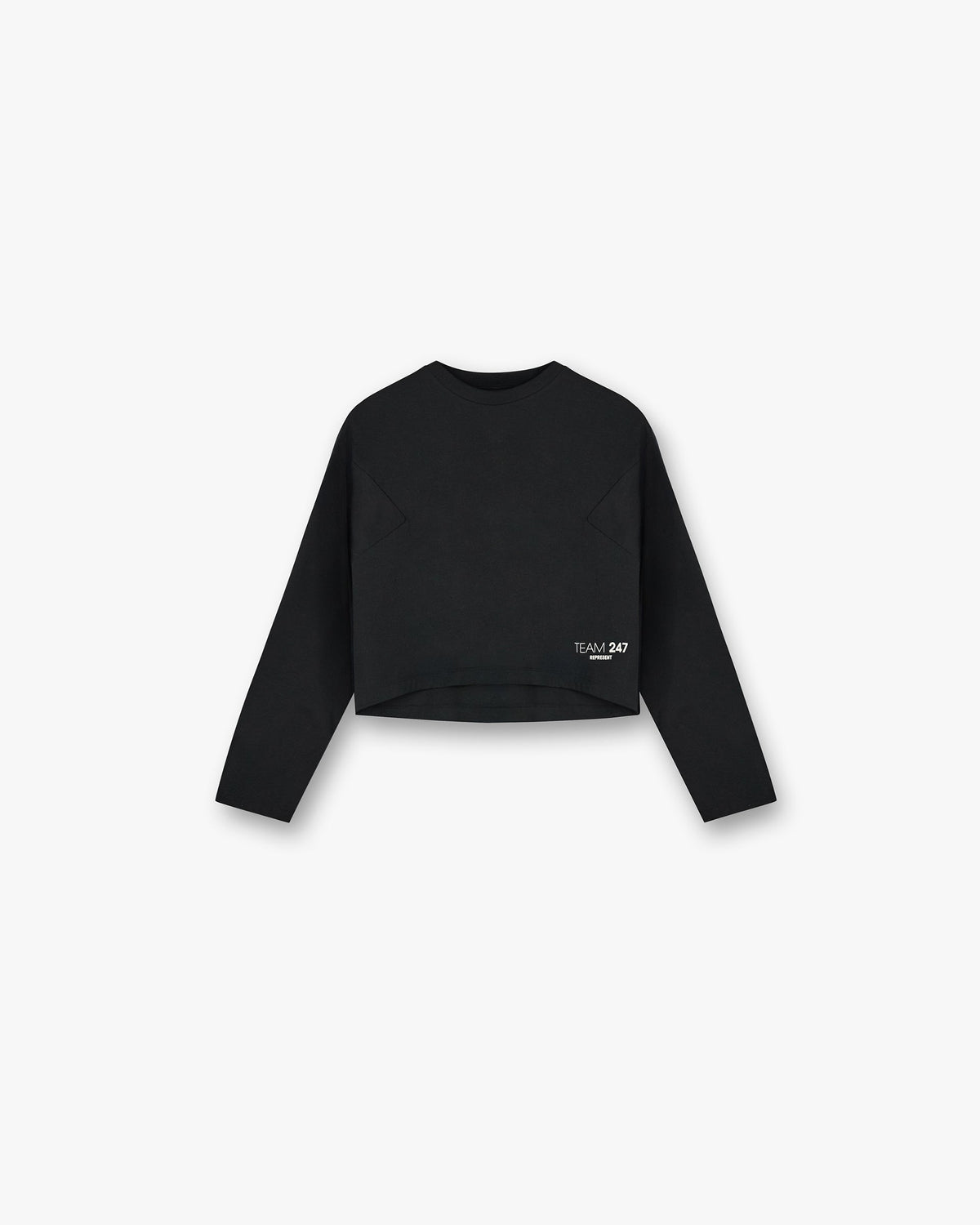 247 DNA Cropped Training T-Shirt - Black