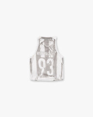 Printed Vest - Flat White