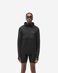 247 Hooded Quarter Zip - Black