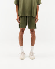 Initial Mesh Shorts - Army Green