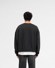Rep Applique Sweater - Off Black