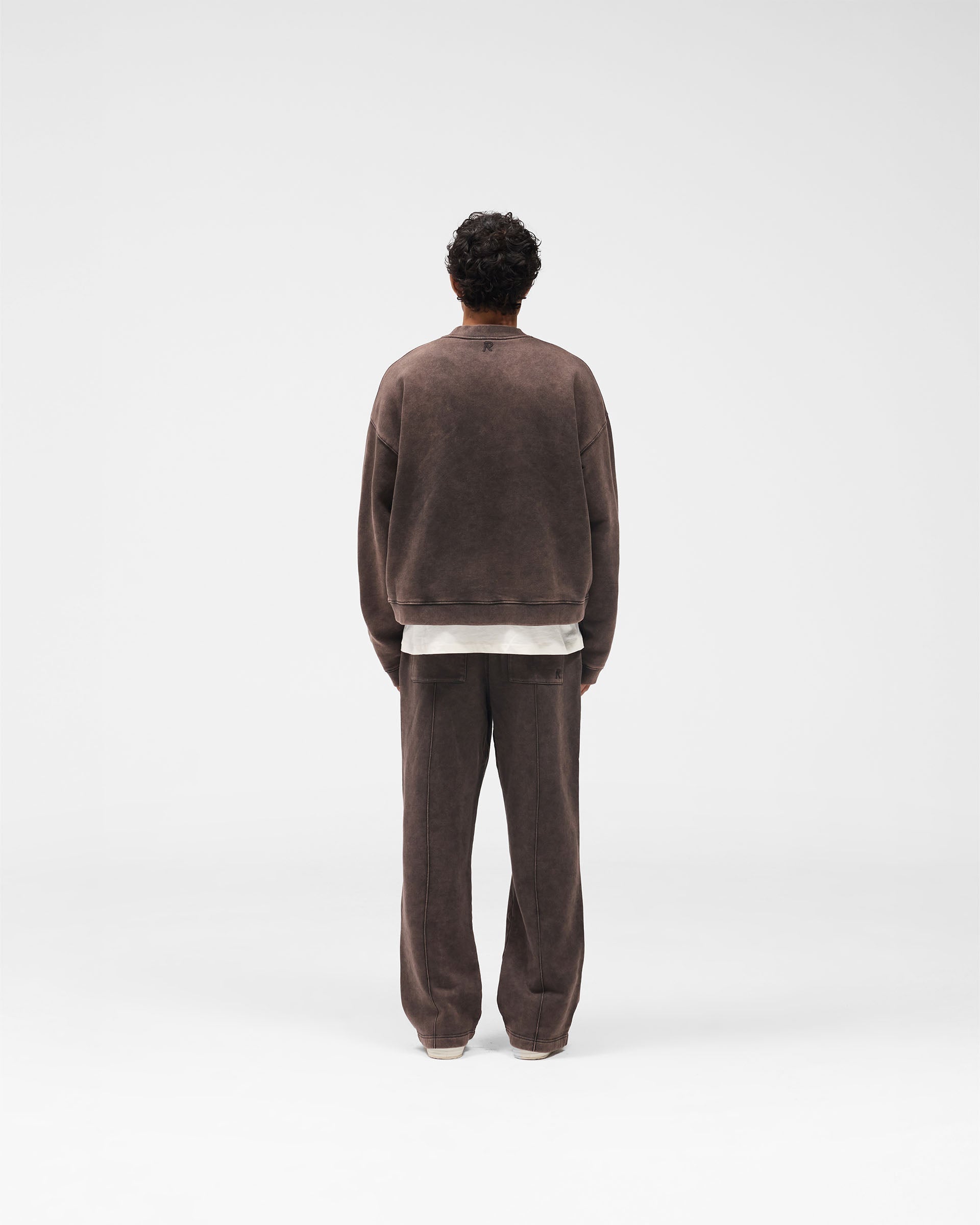 Initial Boxy Sweater - Coffee